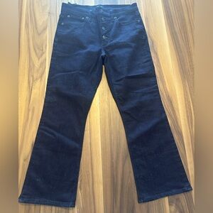 J Crew High Rise Crop Flare Jeans